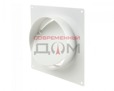 Соединитель круглых каналов с обратным клапаном и пластиной ZERNBERG 1511 (100мм)